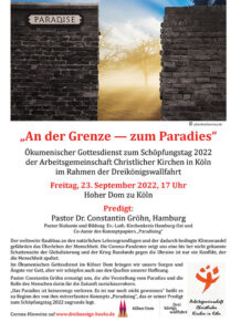 Read more about the article „An der Grenze — zum Paradies“
