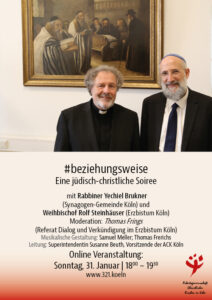 Mehr über den Artikel erfahren #beziehungsweise. Eine jüdisch-christliche Soiree
